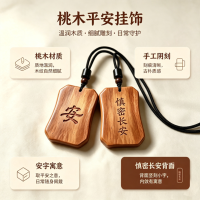 汉字安字挂件